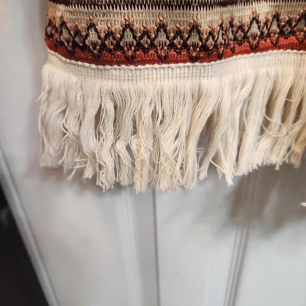 EMERY ROSE Women's Bohemian Style Maxi Dress with Fringe Detail- Small - Picture 4 of 8